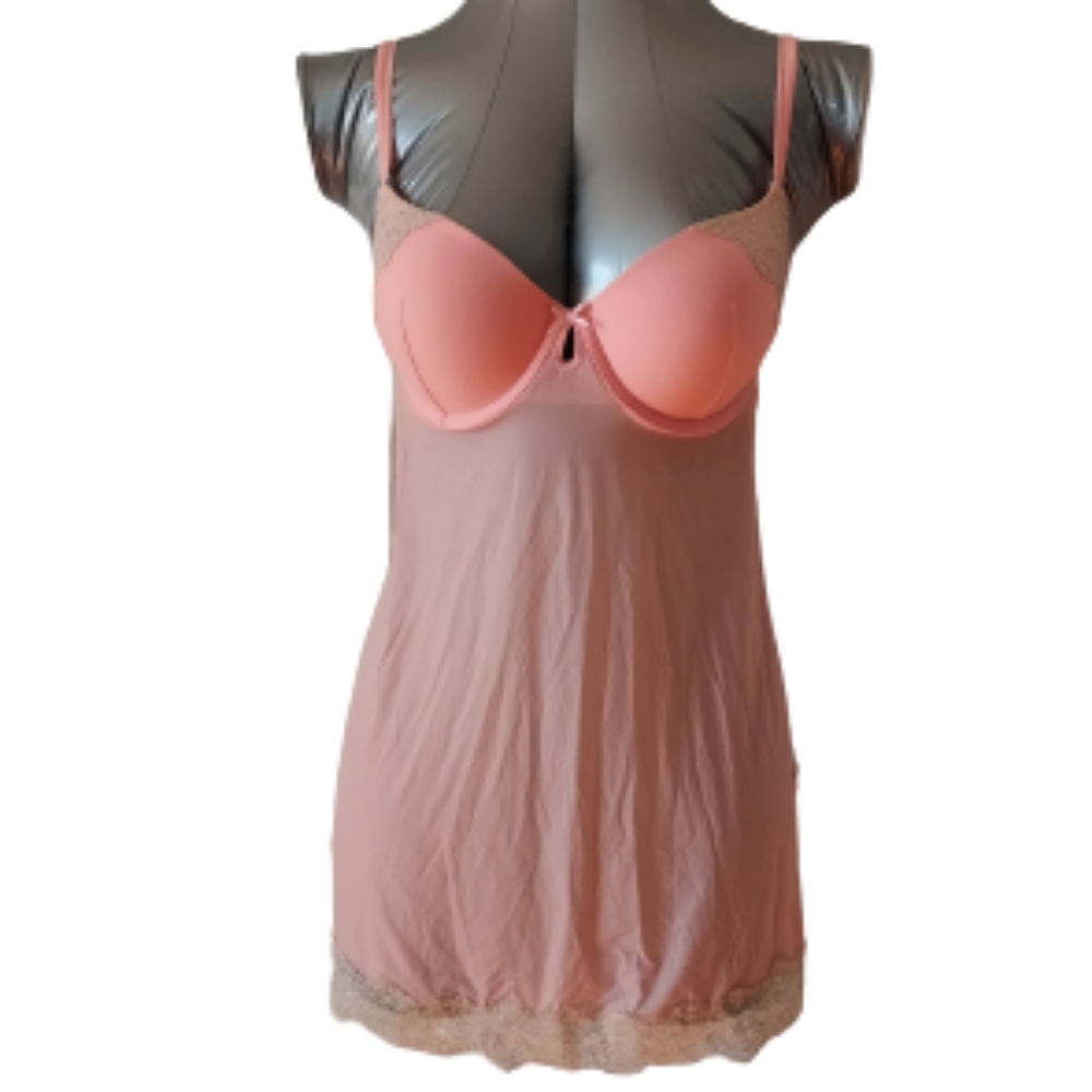 Victoria's secret peach and cream babydoll